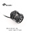 Фитинг Bykski B-LTJT-X 16MM 5V A-RGB Black