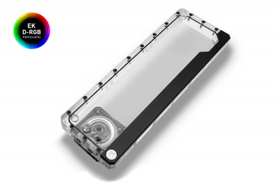 Помпа с резервуаром EK-Quantum Kinetic FLT 360 D5 PWM DRGB - Plexi