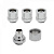 Фитинг Corsair Hydro X Series XF Softline 4-pack 10/13mm compression - Chrome