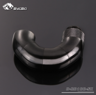 Угловой фитинг Bykski B-RD180-SK Black