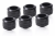 Комплект фитингов Alphacool Eiszapfen PRO 16mm HardTube Fitting G1/4 - Deep Black Sixpack