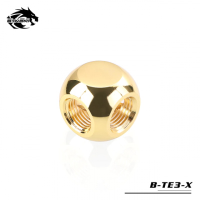 Разветвитель Bykski B-TE3-X Gold