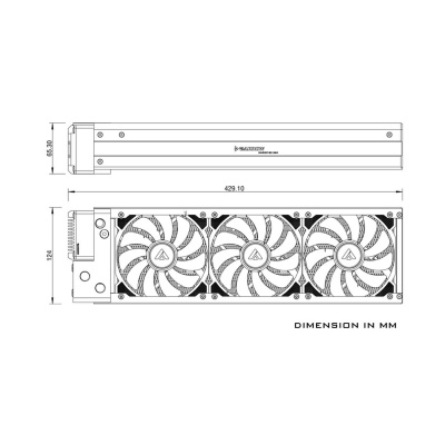 Радиатор с помпой Barrow DARIDP-30 360