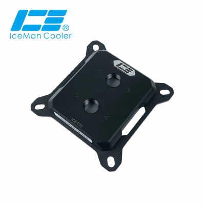 Водоблок Iceman CT3 General CPU Water Block Black Full Nickel,0.3mm channel