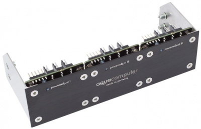 Aqua-Computer Bezel set for poweradjust 2/3 and farbwerk, black anodized aluminum