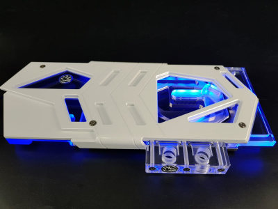 Водоблок Bykski FOUR FR-N-AS1080TISTRIX White