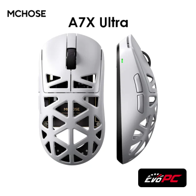 Игровая мышь беспроводная MCHOSE A7X Ultra Edition Magnesium Alloy Wireless Mouse White 8K