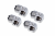 Комплект угловых адаптеров 90° Alphacool Eiszapfen - 4 шт Chrome