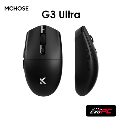 Игровая мышь беспроводная MCHOSE G3 Ultra Dual Wireless Mouse Black 8K