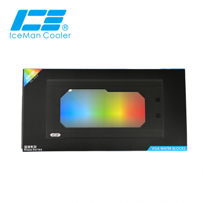 Водоблок Iceman TUF5090 ASUS TUF RTX 5090 Glass Version Black