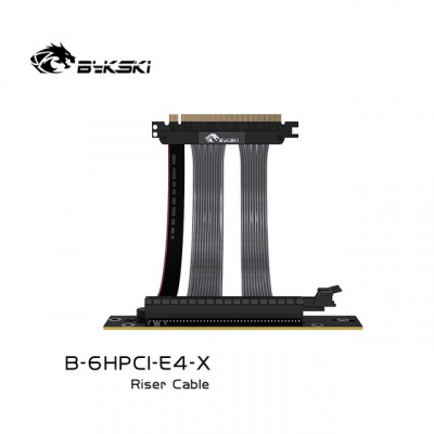 Райзер Bykski B-6HPCI-E4-X Black