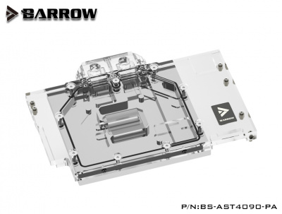 Водоблок Barrow BS-AST4090-PA Black