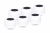 Комплект фитингов Alphacool Eiszapfen PRO 16mm HardTube Fitting G1/4 - White Sixpack