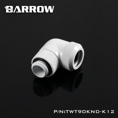 Угловой фитинг 10/12 мм Barrow 90 TWT90KND-K12WHITE